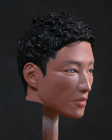 可動フィギュア用ヘッドを塗装しました