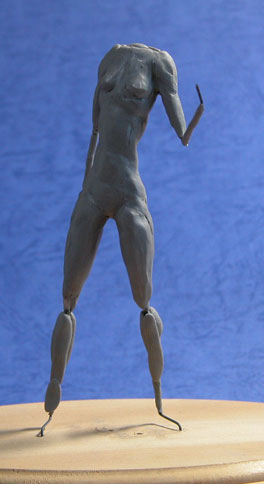 同人キャラクターフィギュア画像。