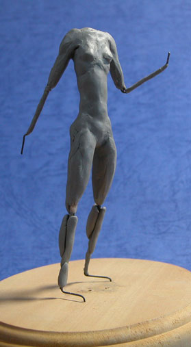 同人キャラクターフィギュア画像。