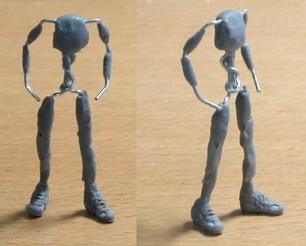 フィギュアの靴はNIKEです。