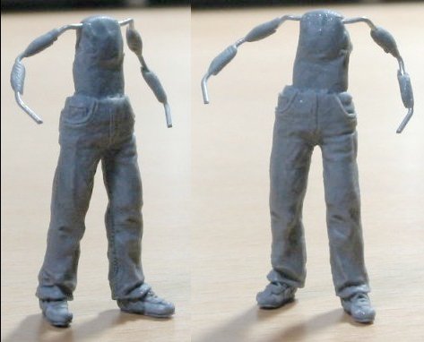 フィギュアのジーパン製作1