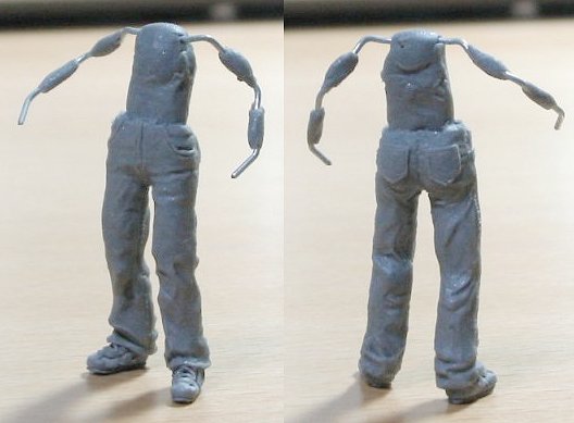 フィギュアのジーパン製作2