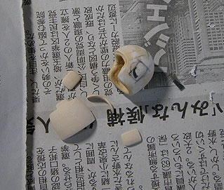 ヘルメットの進捗
